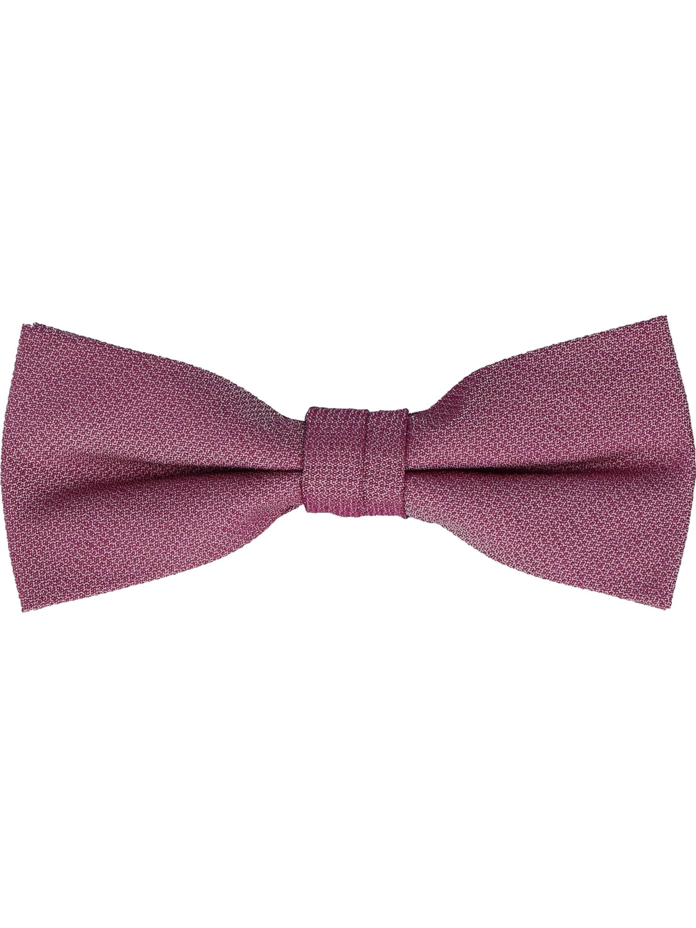 WILLEN Bow Tie 'Uni Struktur' in Pink: front