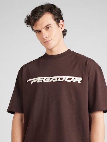 Pegador - Camisa 'MANOR' em castanho