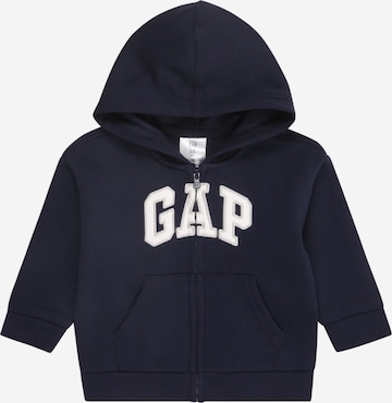 Veste de survêtement GAP en bleu : devant
