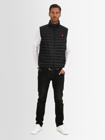 U.S. POLO ASSN. Vest in Black