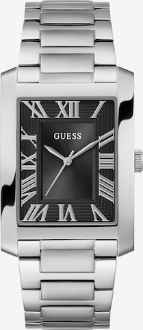 Montre à affichage analogique 'Clyde' GUESS en argent : devant