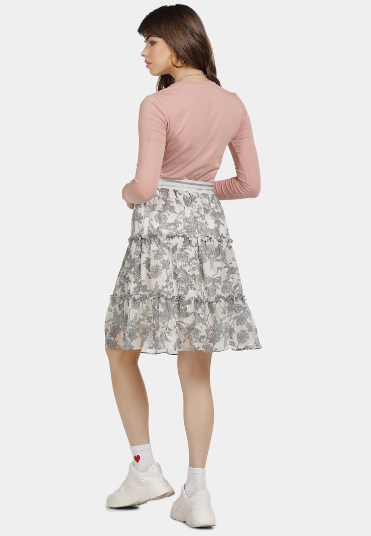 Midi Skirts myMo NOW Midi skirts Light Grey