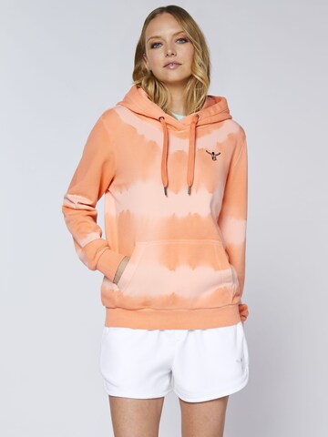 CHIEMSEE Sweatshirt in Orange: front