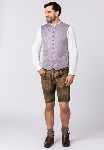 STOCKERPOINT Traditional vest 'Ramiro' in Purple