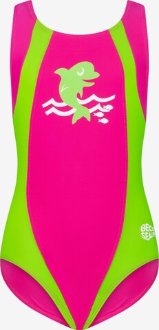 BECO the world of aquasports Swimsuit in Pink: front