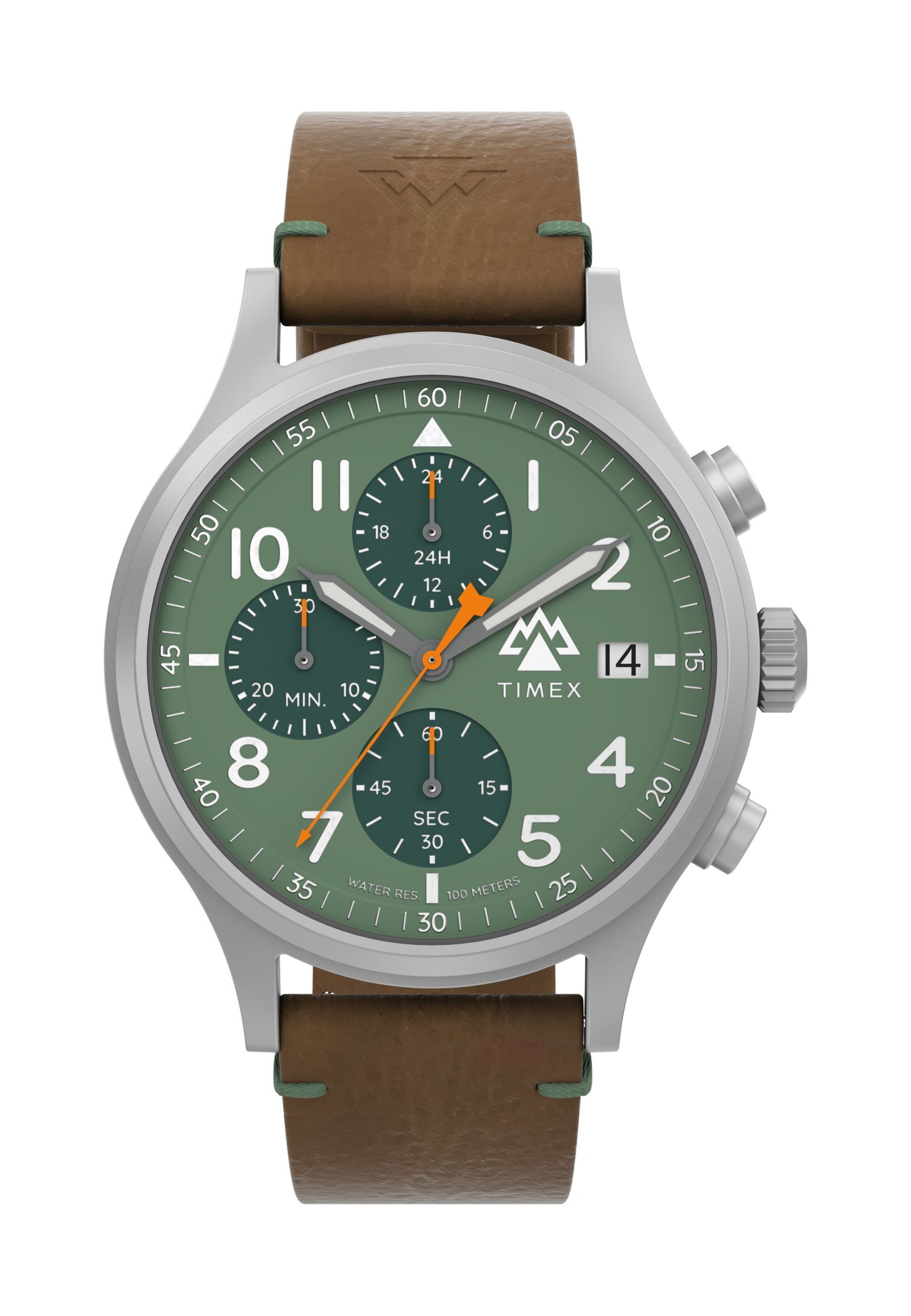 TIMEX Analogt ur ' Expedition North® Sierra ' i brun: forside