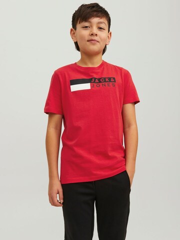 Jack & Jones Junior T-Shirt in Rot: predná strana