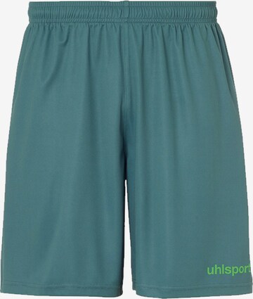 UHLSPORT Workout Pants in Blue: front