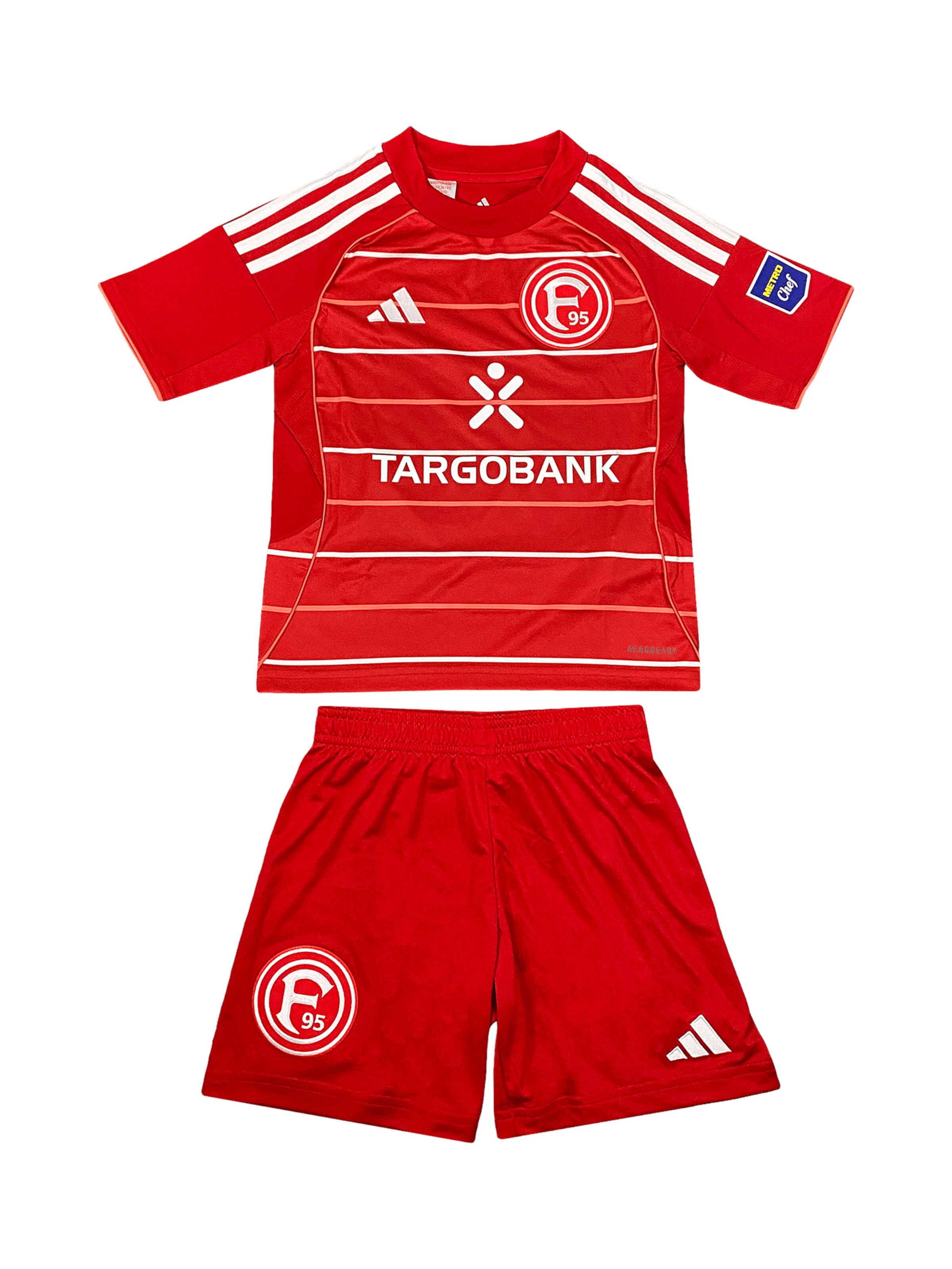 ADIDAS PERFORMANCE Sportanzug in Rot: Vorderseite