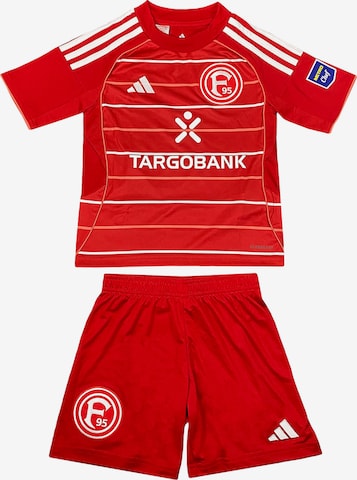 ADIDAS PERFORMANCE Urheilupuku värissä punainen: etupuoli