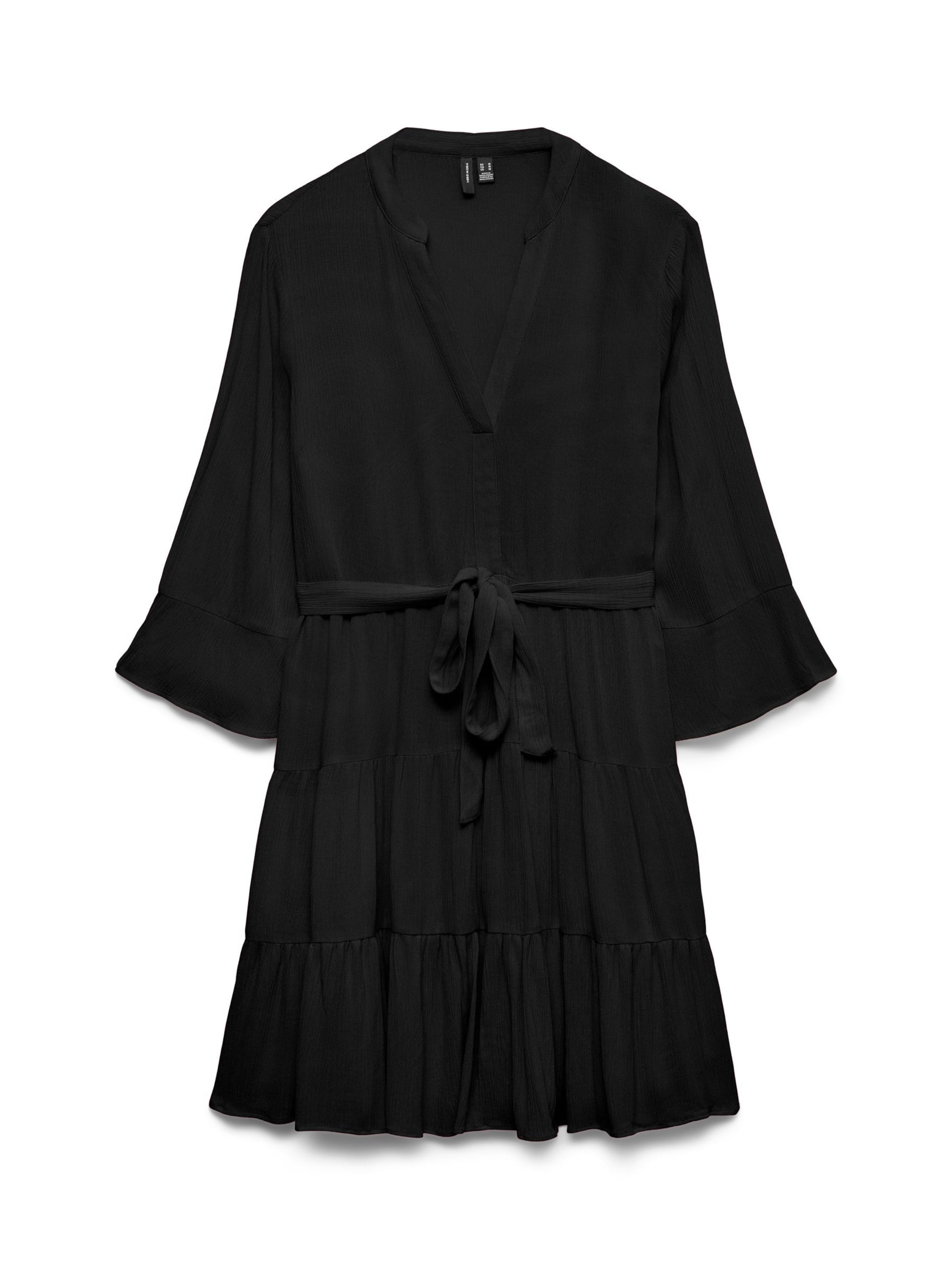 VERO MODA Jurk 'VMMenny' in de kleur Zwart, Productweergave