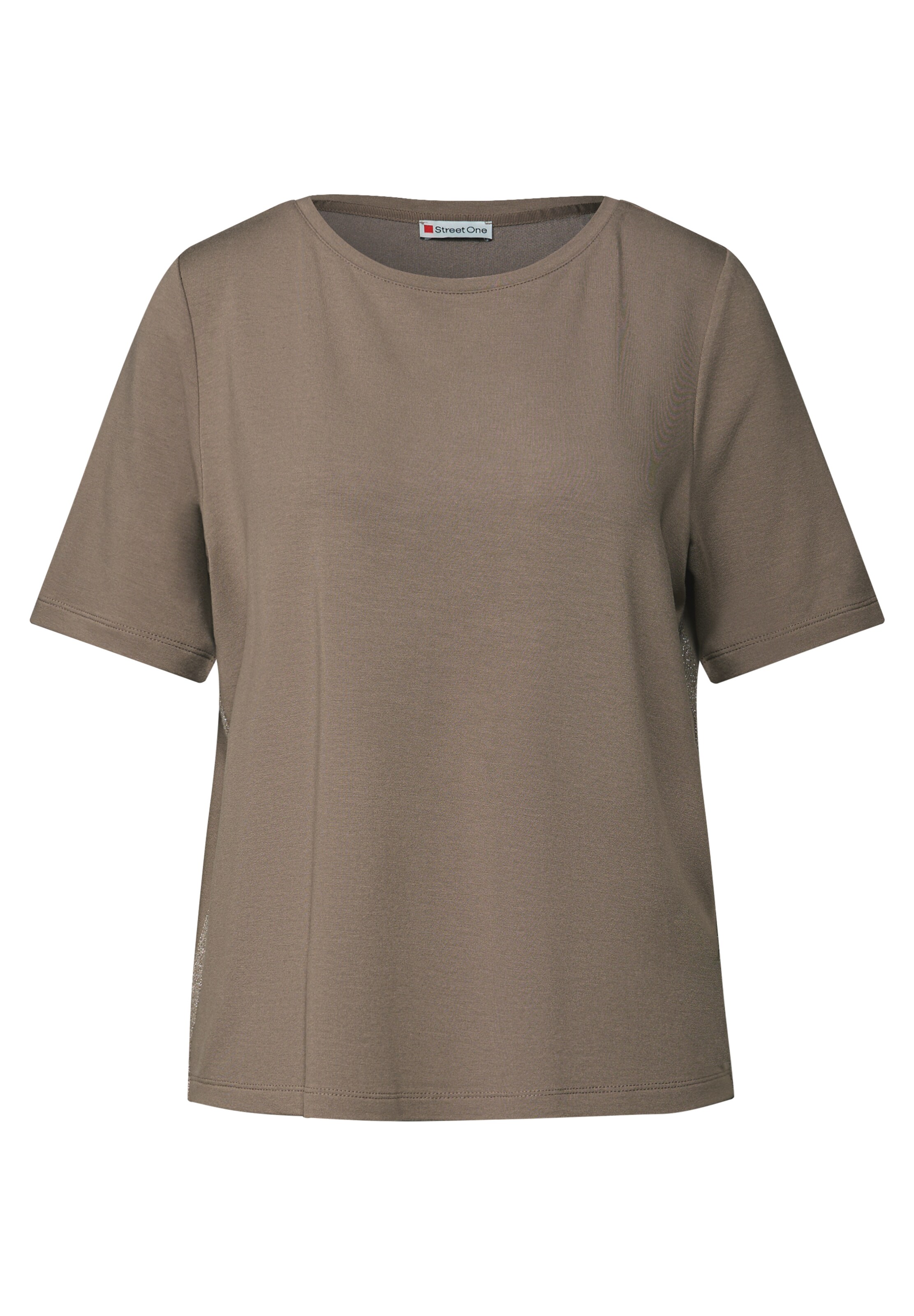 STREET ONE Shirt in Braun: Vorderseite