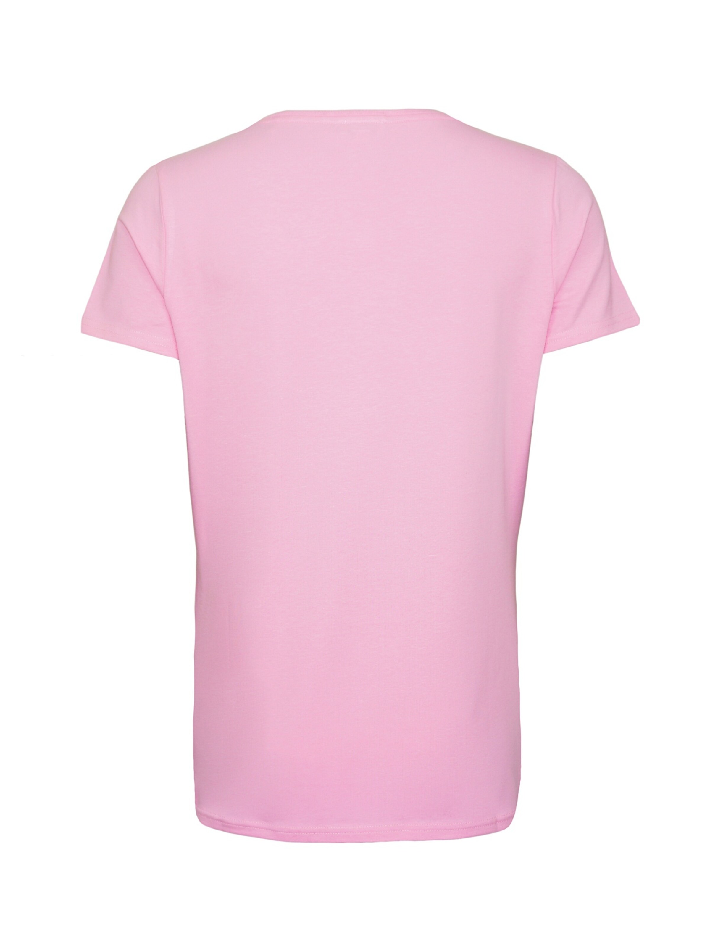 U.S. POLO ASSN. Shirt 'Rundhals' in Roze