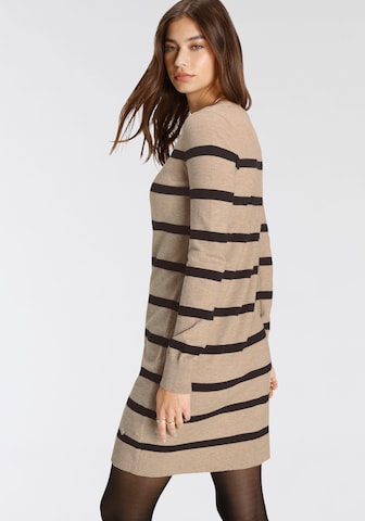 TAMARIS Knitted dress in Beige