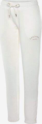 Regular Pantalon LASCANA en blanc