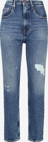 Tommy Jeans Tapered Jeans in Blue: front