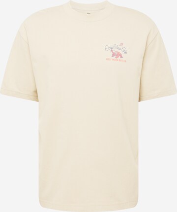 T-Shirt HOLLISTER en beige : devant