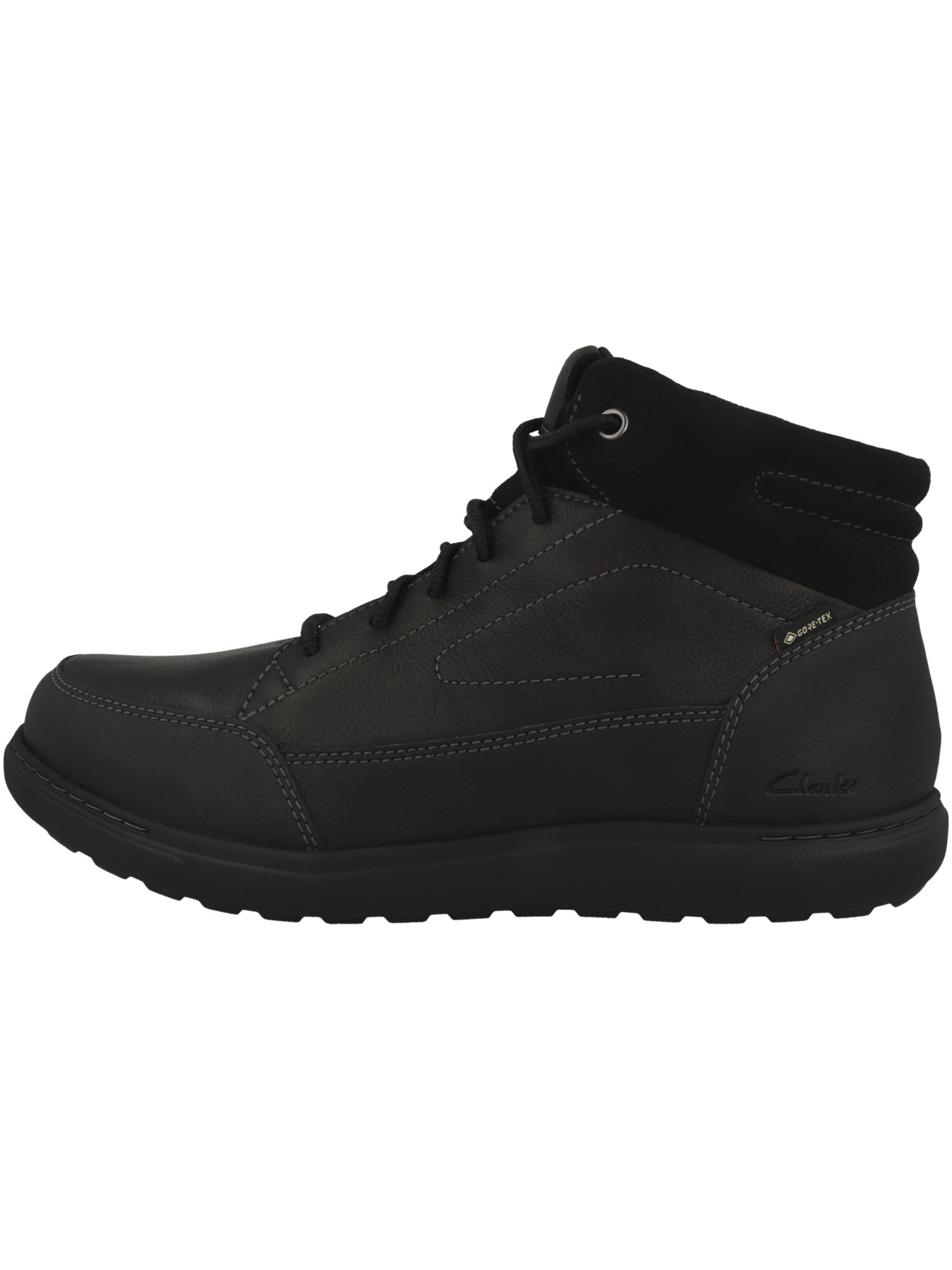 Boots stringati 'Mapstone' di CLARKS in nero