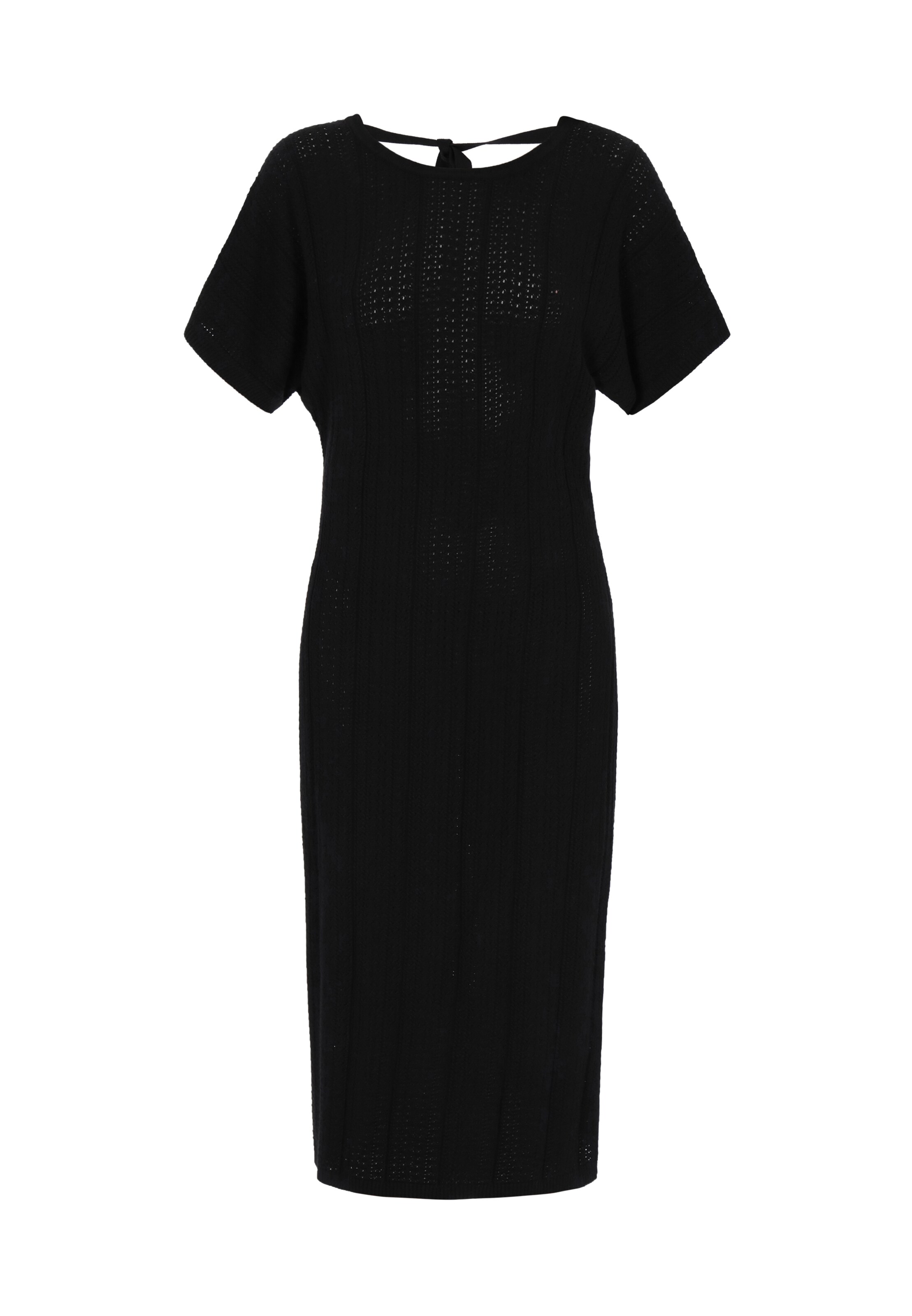 DreiMaster Vintage - Vestido de punto en negro: frente