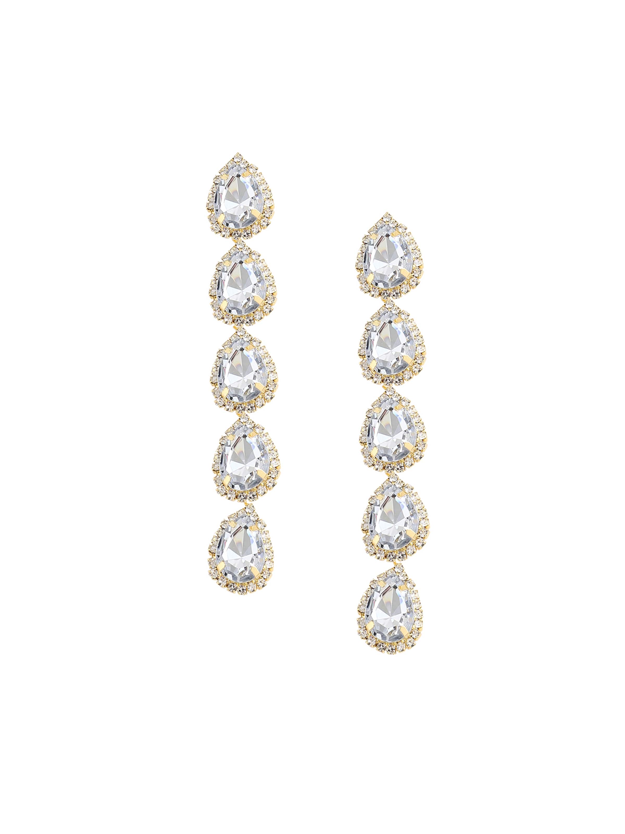 sidabrinė SOHI Auskarai 'Daffodil': priekis