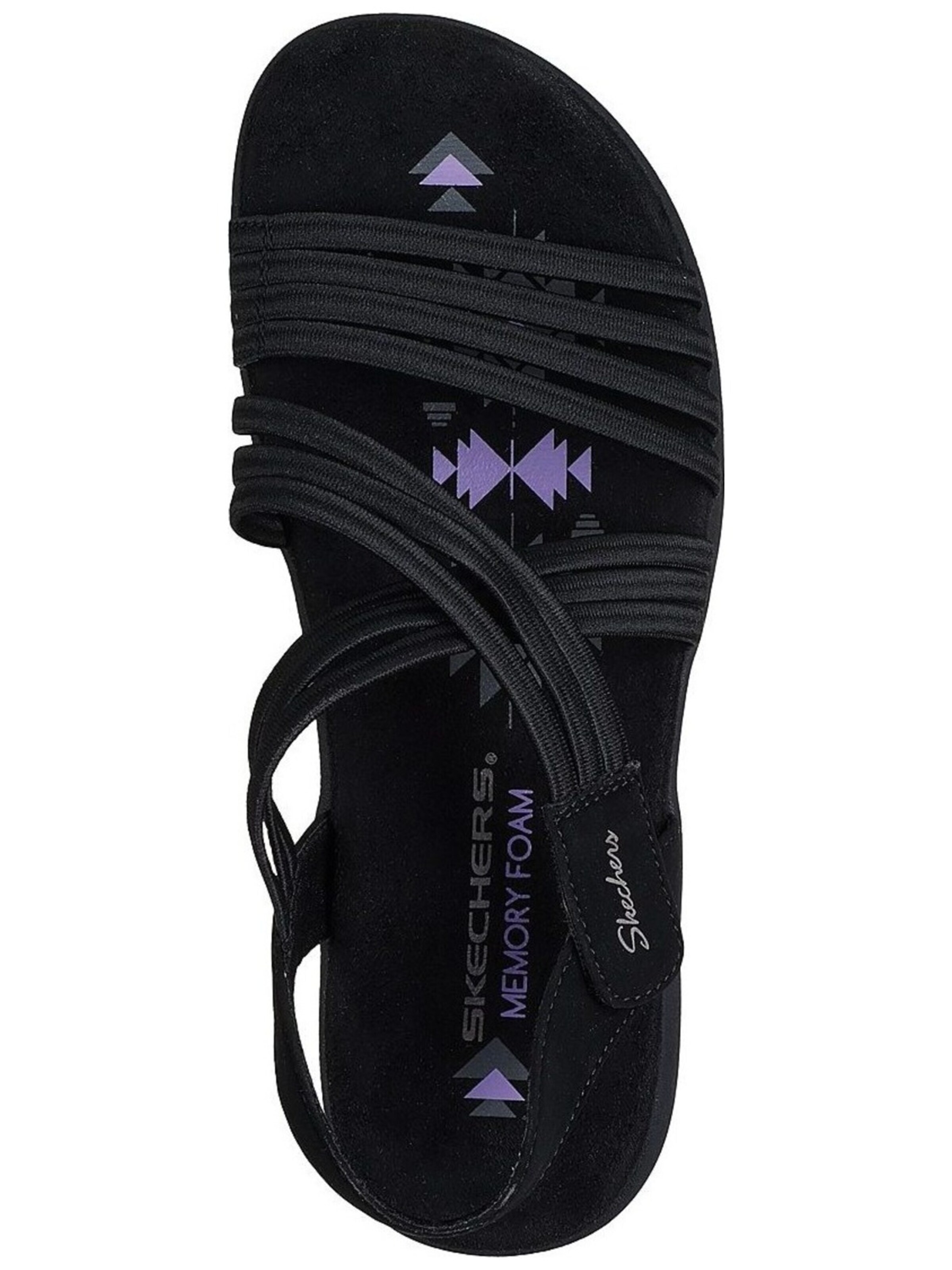SKECHERS Sandaal in Zwart