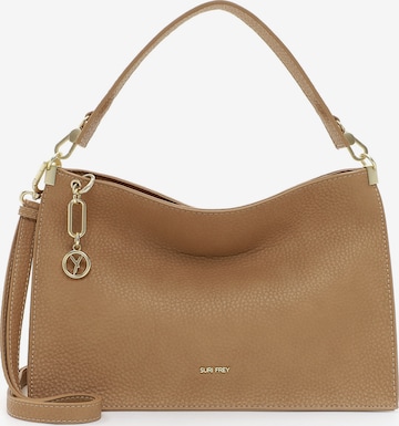 Suri Frey Schoudertas 'Gwenny' in Beige: voorkant