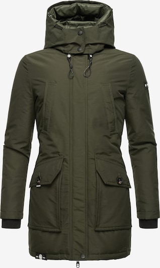 NAVAHOO Zimska jakna u maslinasta / crna / bijela, Pregled proizvoda