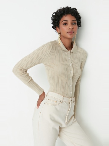 Trendyol Knit cardigan in Beige