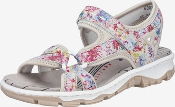 Rieker Trekkingsandale in Grau: Vorderseite
