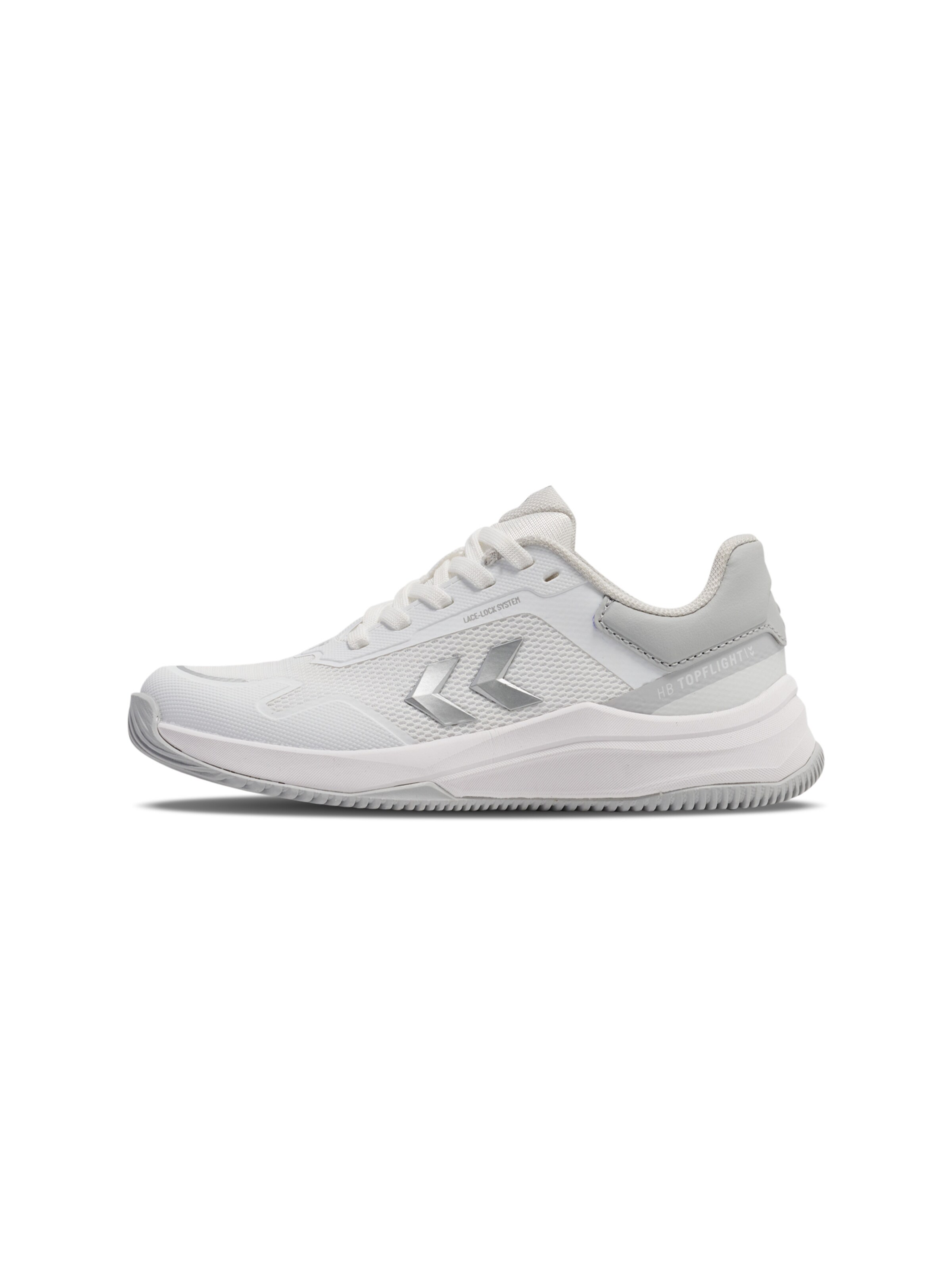 Hummel Athletic Shoes in White: front
