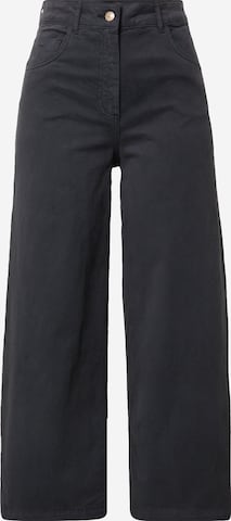 Wide Leg Pantalon Blutsgeschwister en bleu : devant