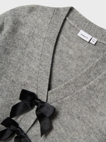 NAME IT Knit cardigan in Grey