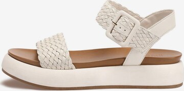 INUOVO Strap Sandals in Beige