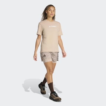 ADIDAS TERREX Performance Shirt in Beige