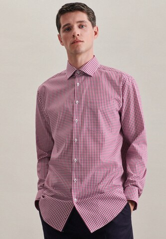 SEIDENSTICKER Regular fit Business Shirt in Pink: front