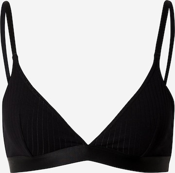 Monki T-shirt Bra in Black: front