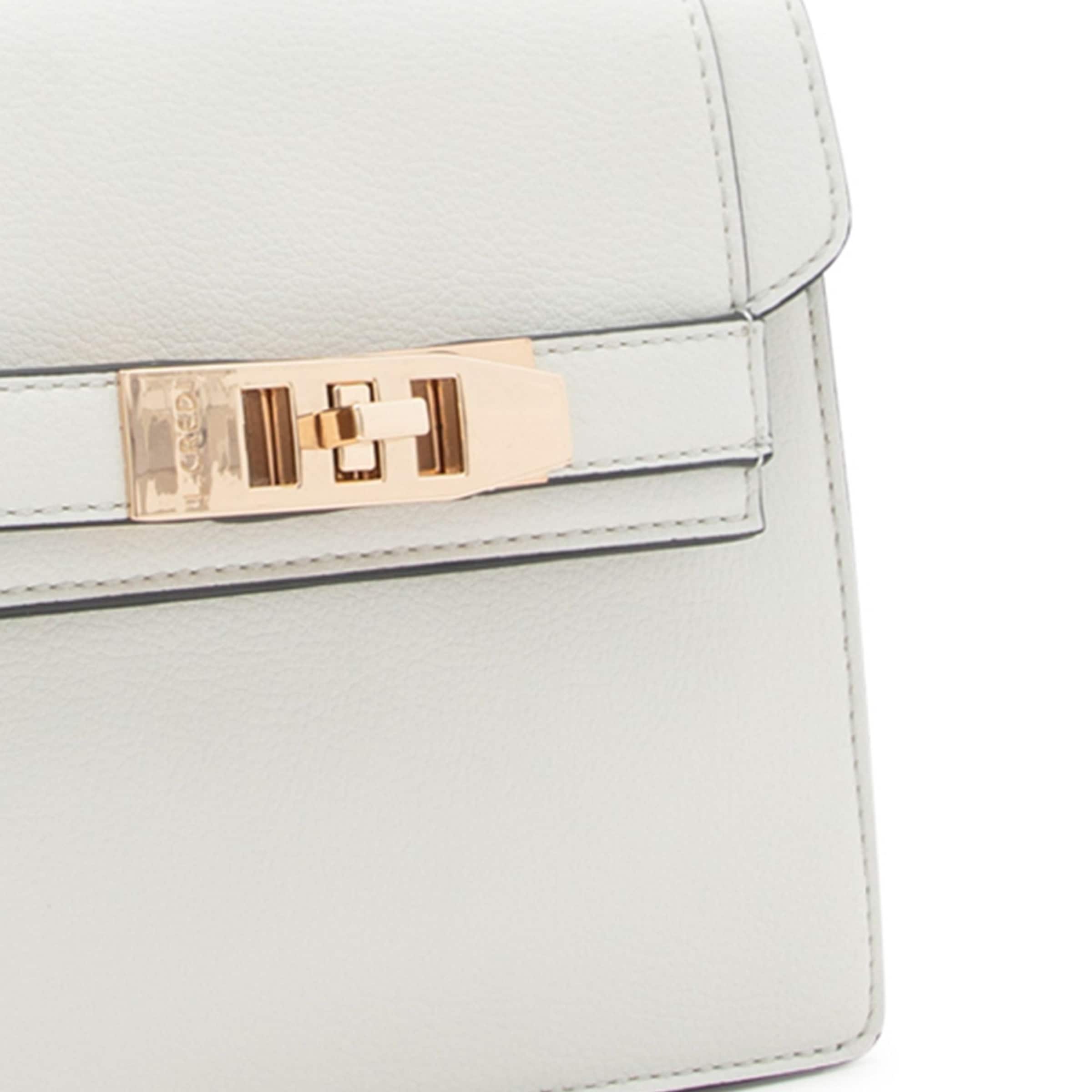 Borsa a mano 'Konstanze' di L.CREDI in bianco