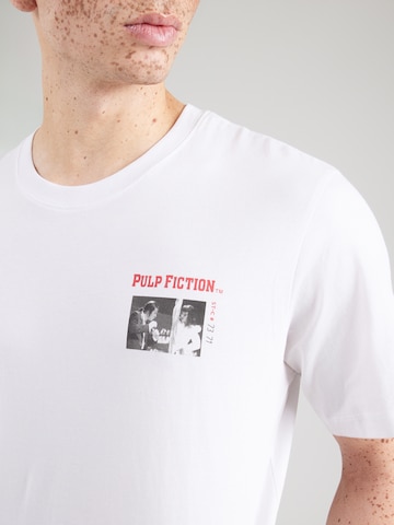 JACK & JONES Tričko 'JORPULP FICTION DANCE' – bílá