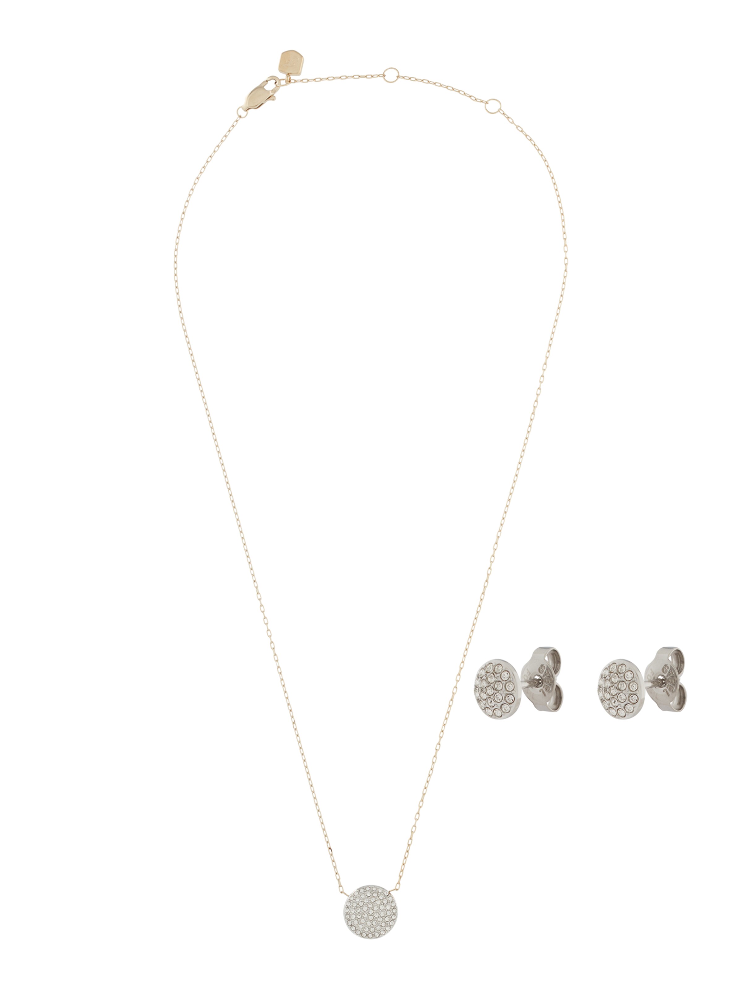 Set de bijuterii de la FOSSIL pe auriu: față