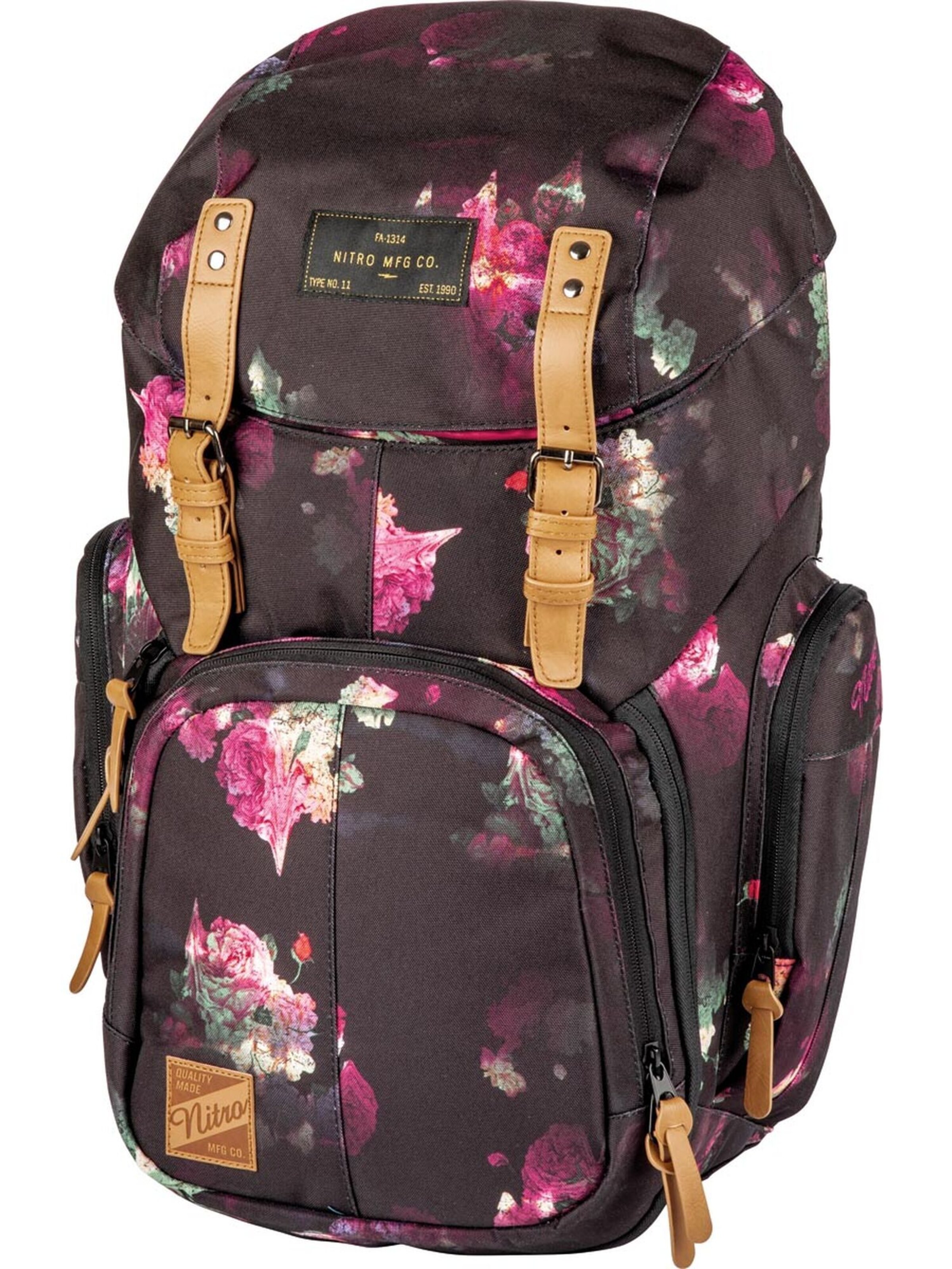 NITRO Rucksack WEEKENDER in Rot: Vorderseite