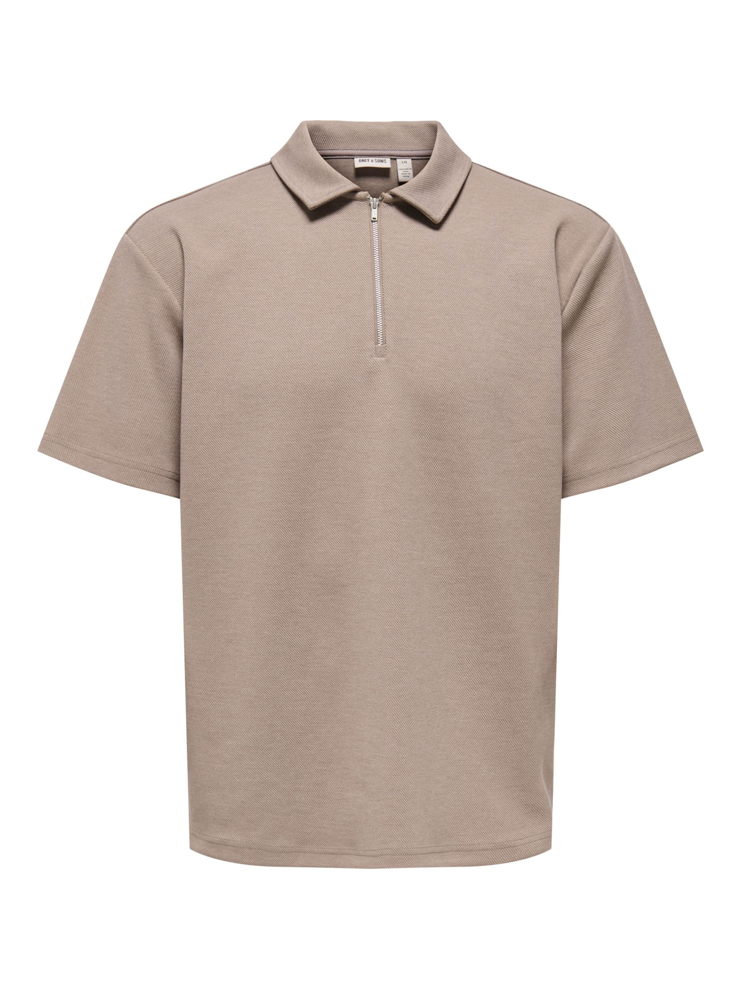 T-Shirt 'ONSNEWKODYL' Only & Sons en beige : devant