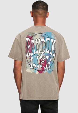 Merchcode Shirt 'Random Life' in Brown