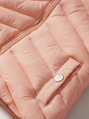 MANGO KIDS Between-Season Jacket in Pink