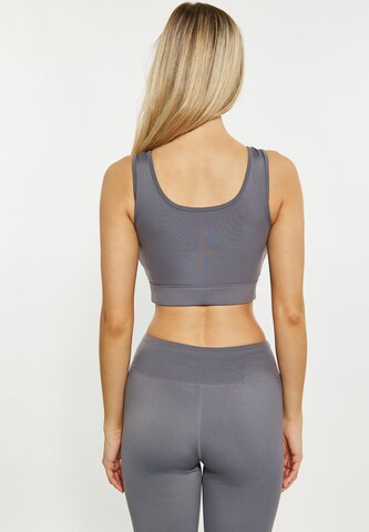 IZIA Bralette Top in Grey