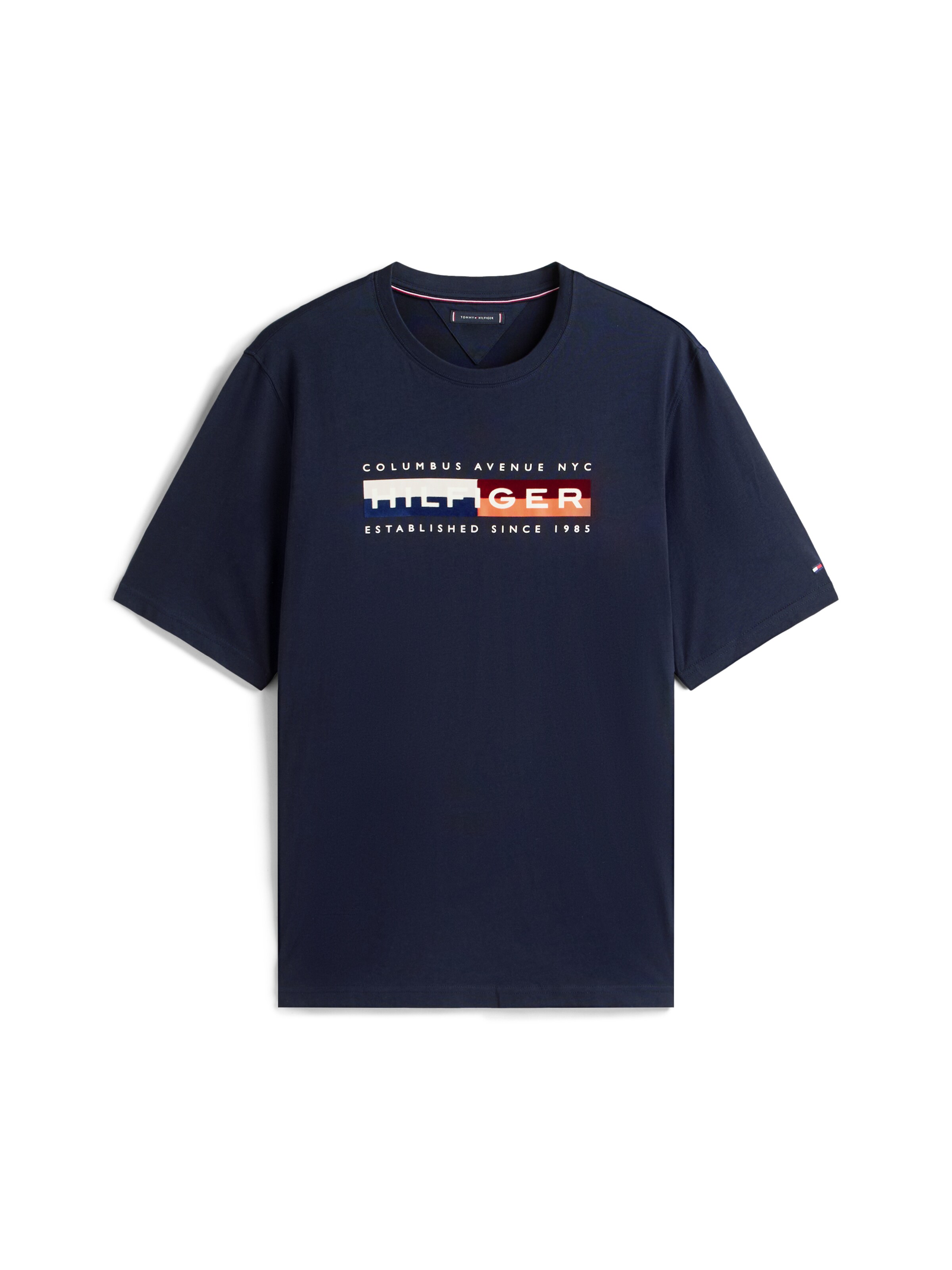 Tommy Hilfiger Big & Tall Tričko – modrá: přední strana