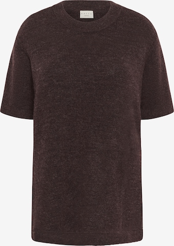 Pull-over KAFFE CURVE en marron : devant