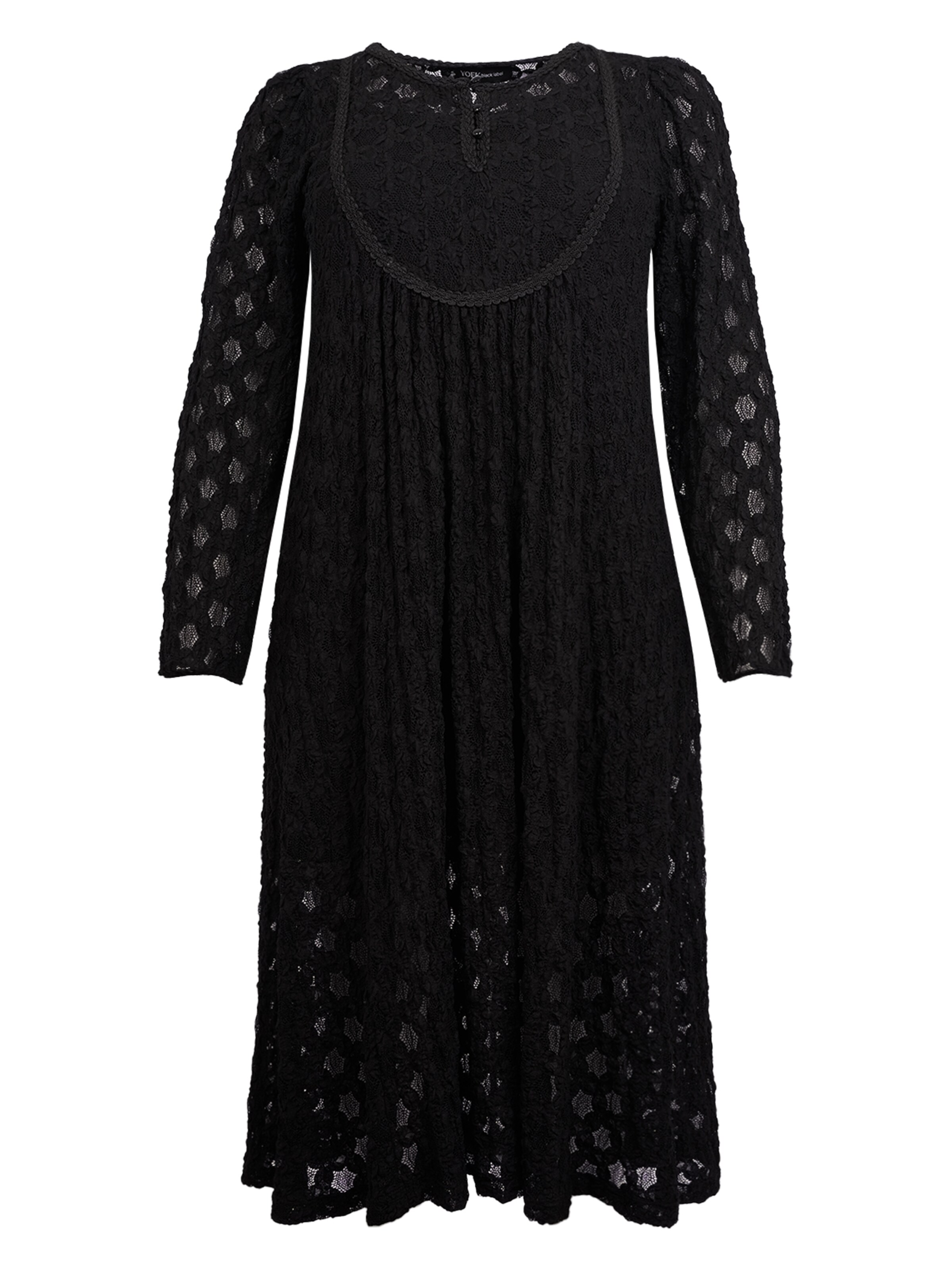 Robe YOEK en noir : devant