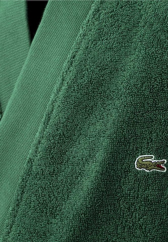 LACOSTE Short Bathrobe 'L DEFILE' in Green