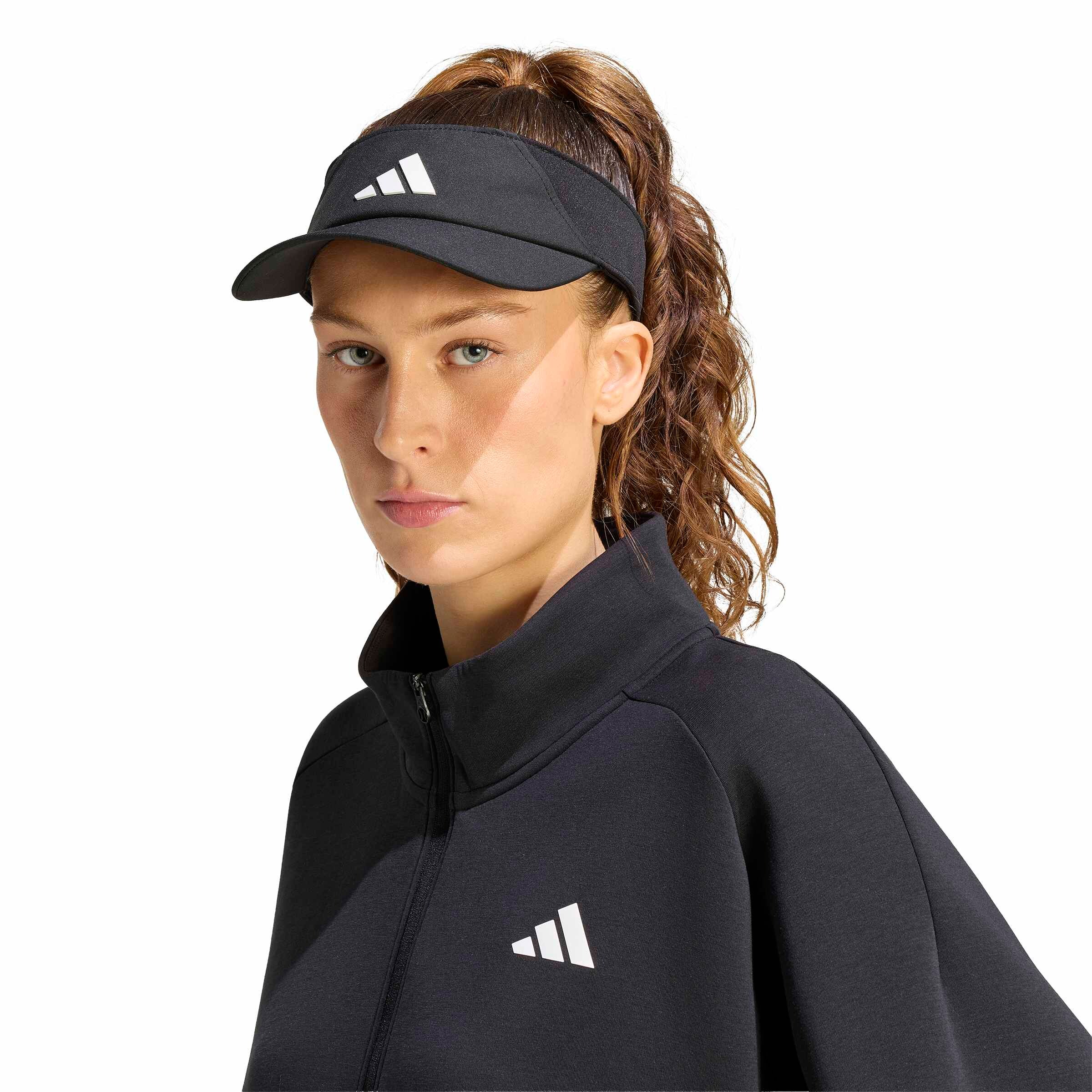 Hanorac sport de la ADIDAS PERFORMANCE pe negru