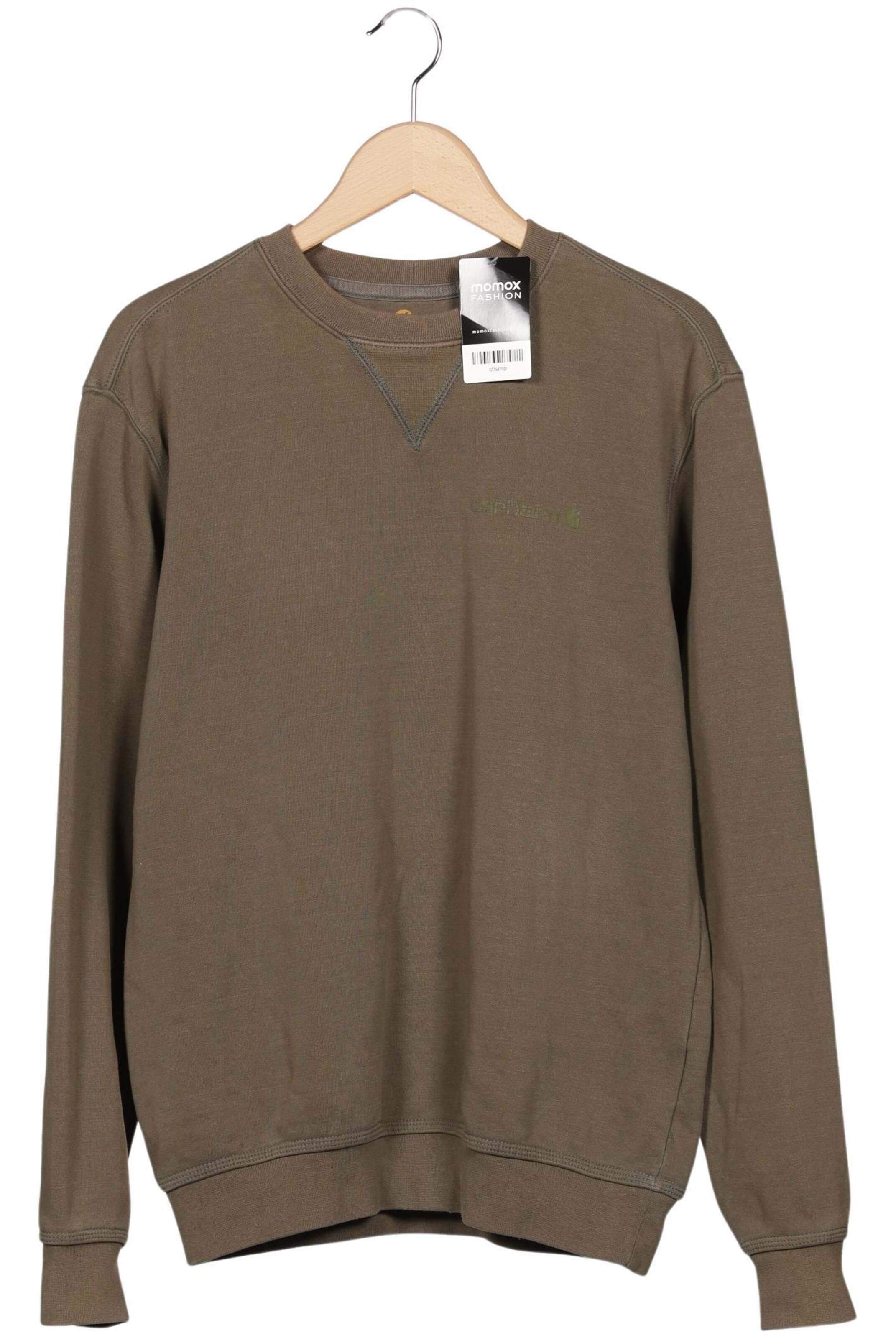 Carhartt WIP Sweatshirt & Zip-Up Hoodie in S in Green: front
